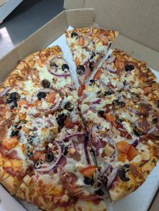 Mediterranean Chicken Pizza